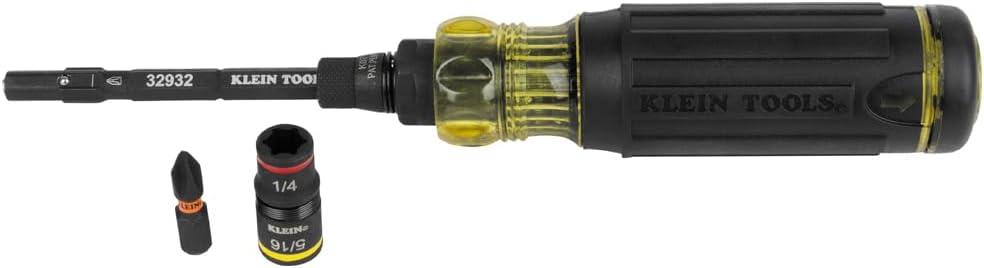 Klein Tools 16-in-1 Impact Screwdriver/Nut Driver with Flip Socket