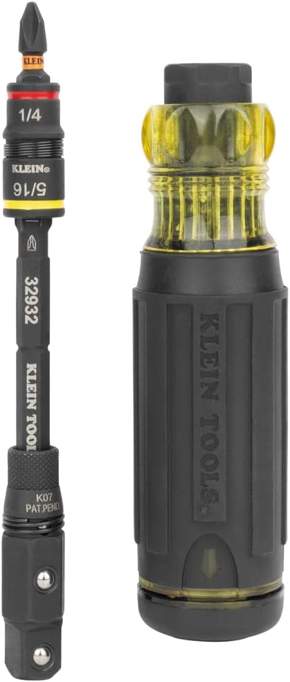 Klein Tools 16-in-1 Impact Screwdriver/Nut Driver with Flip Socket