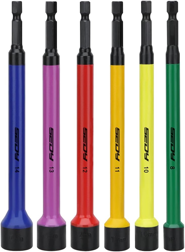 31-Piece Magnetic Nut Driver Impact Bit Set, SAE/Metric