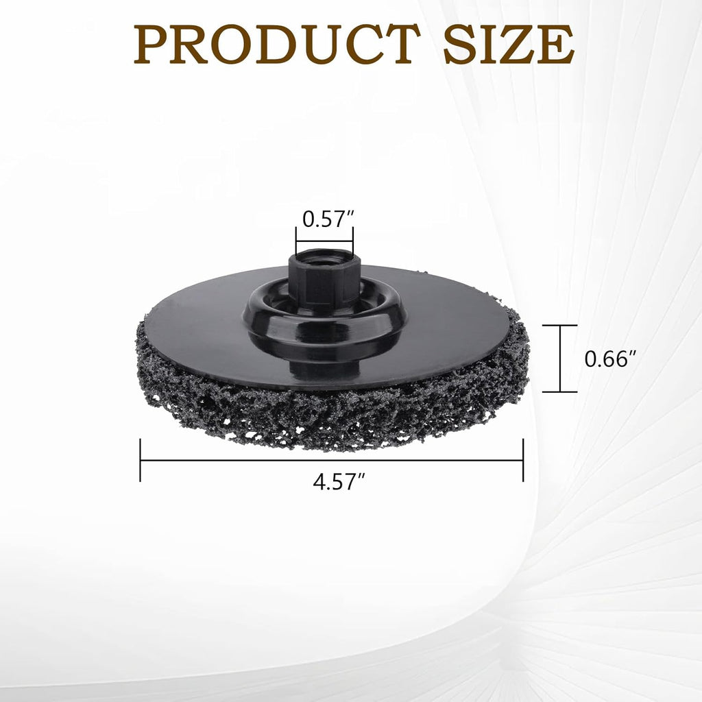 2 Pack Paint Eater 4.5" Replacement Spun-Fiber Disc for Palm Sander