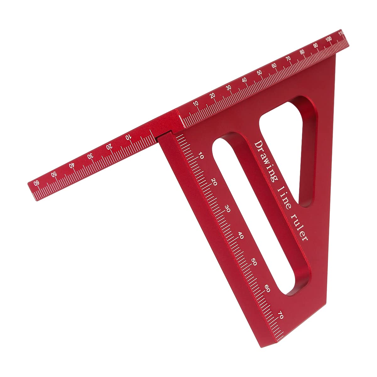 3D Multi-Angle Measuring Ruler 45/90° Aluminum Woodworking Tool
