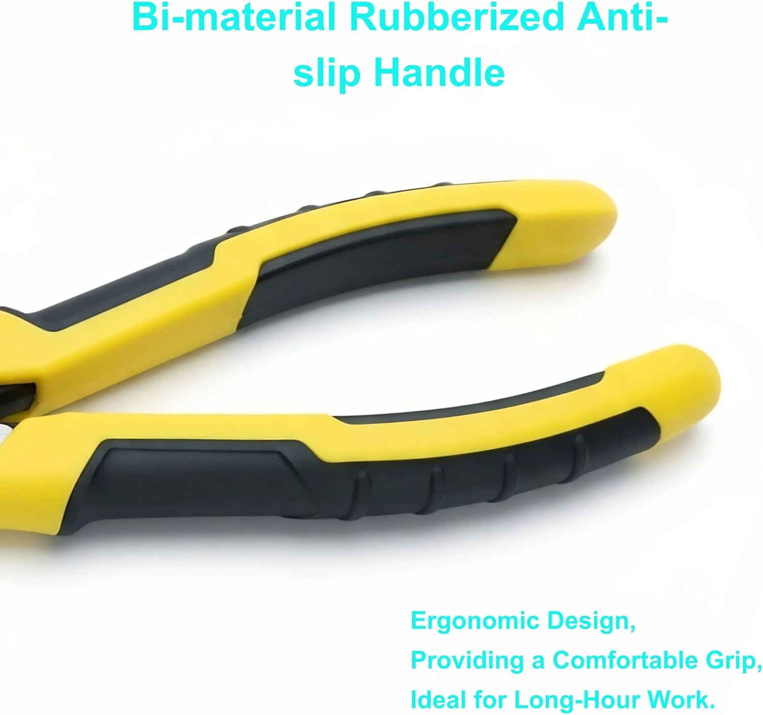 8" Heavy Duty Diagonal Cutting Pliers, Hardened 50CrV Steel