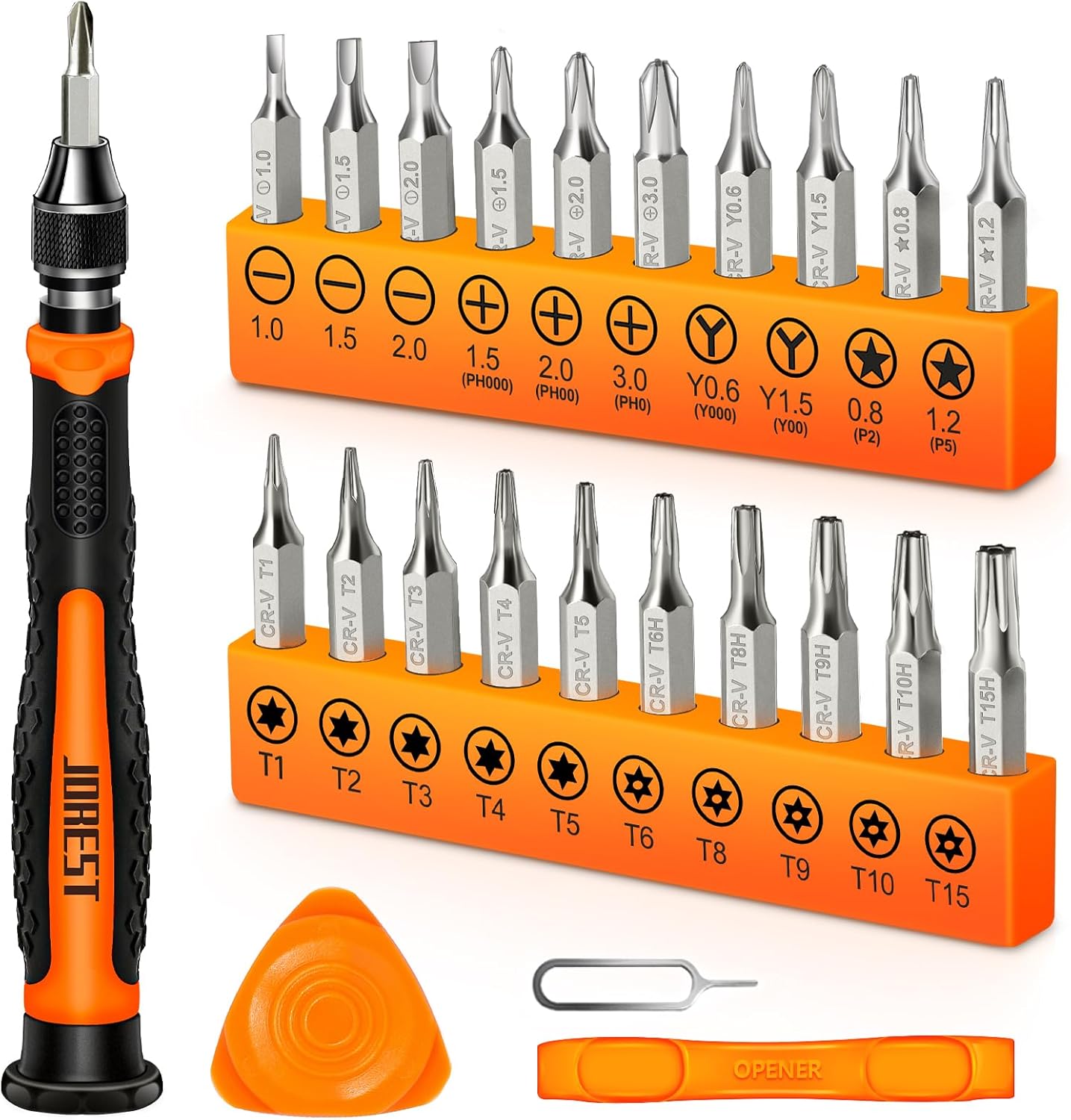 Jorest 115 in 1 Precision Screwdriver Set Magnetic Repair Kit for Electronics