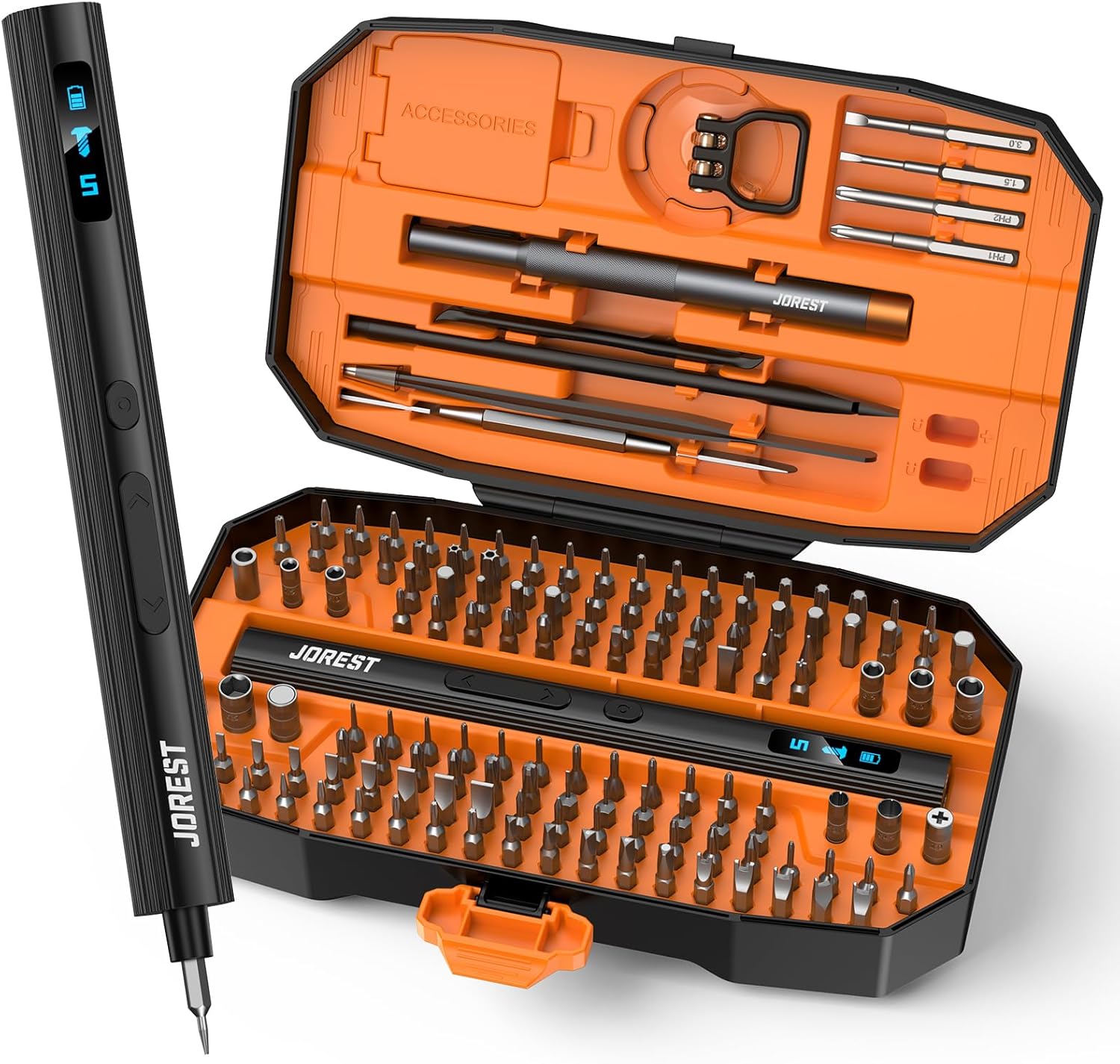 Jorest 115 in 1 Precision Screwdriver Set Magnetic Repair Kit for Electronics