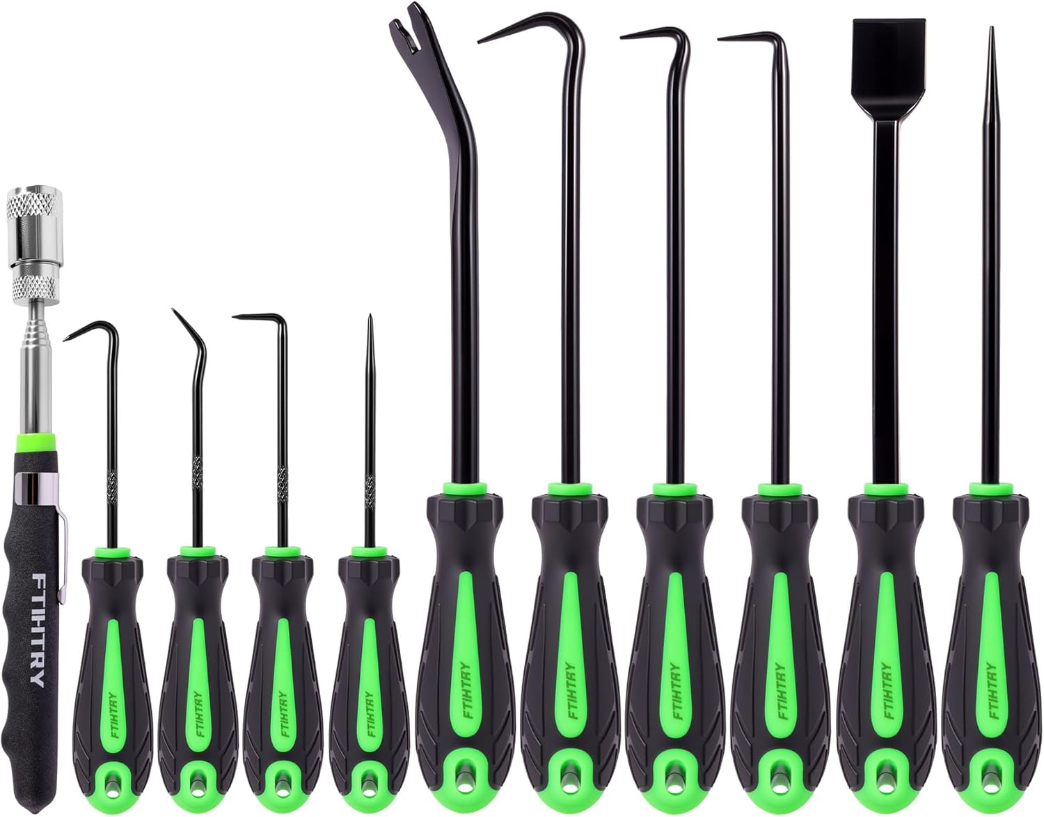 12-Piece Pick and Hook Tool Set for O-Rings, Seals & Gasket Removal