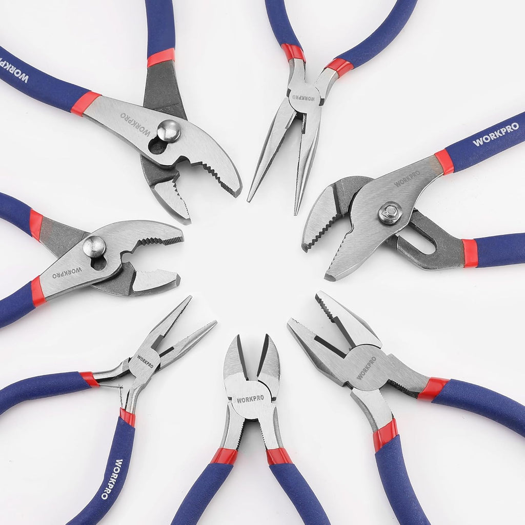 WORKPRO 7-Piece Pliers Set for Home & DIY Use