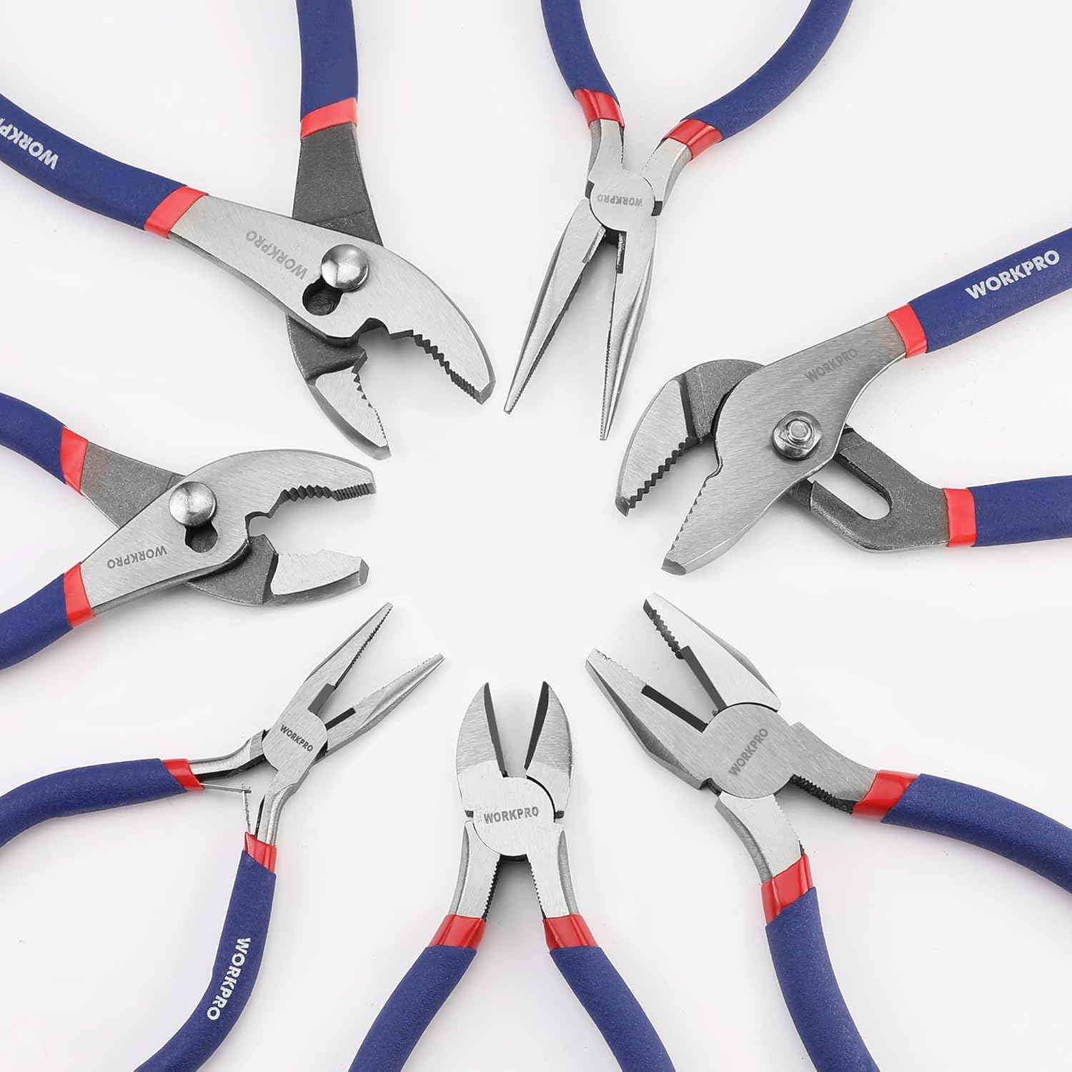WORKPRO 7-Piece Pliers Set for Home & DIY Use