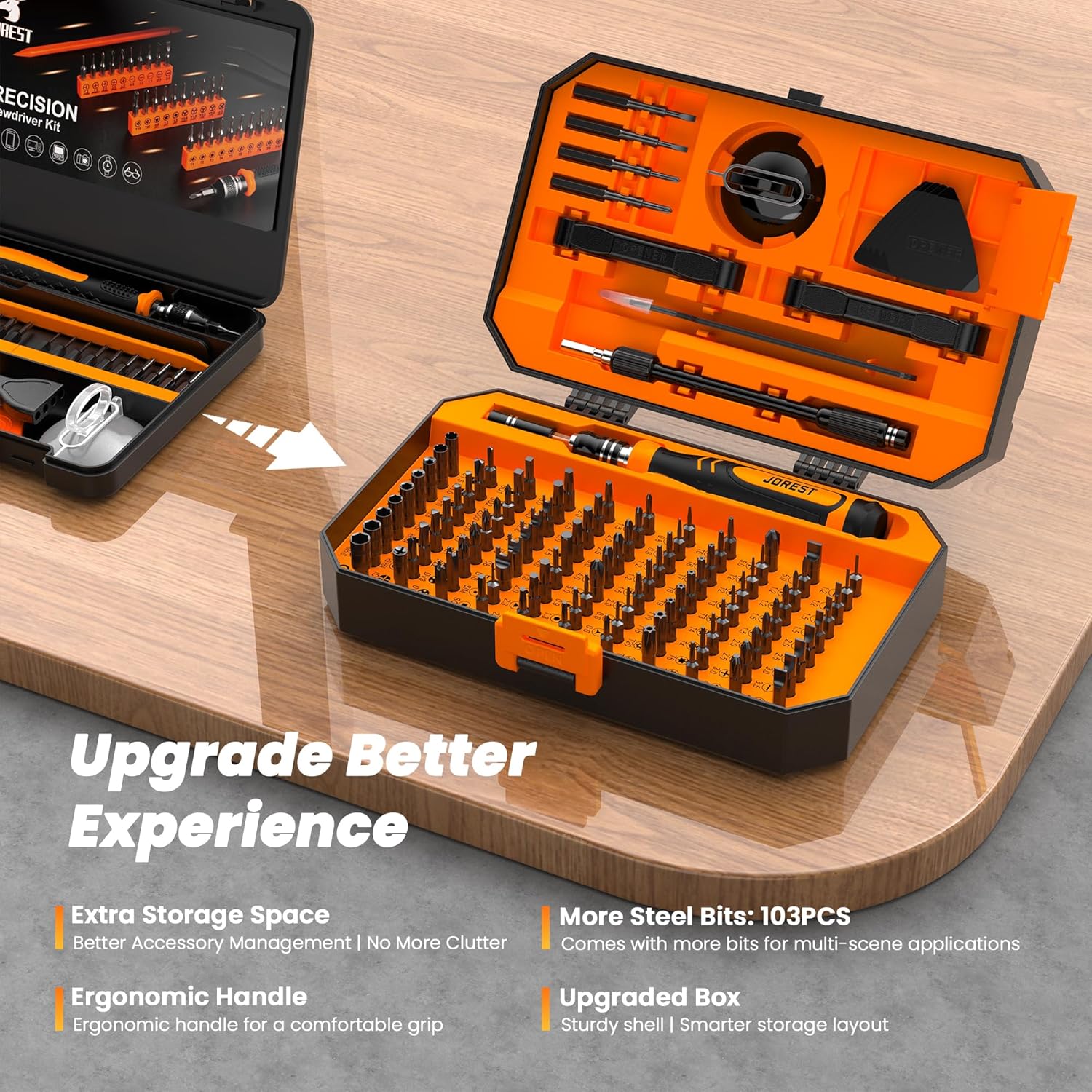 Jorest 115 in 1 Precision Screwdriver Set Magnetic Repair Kit for Electronics