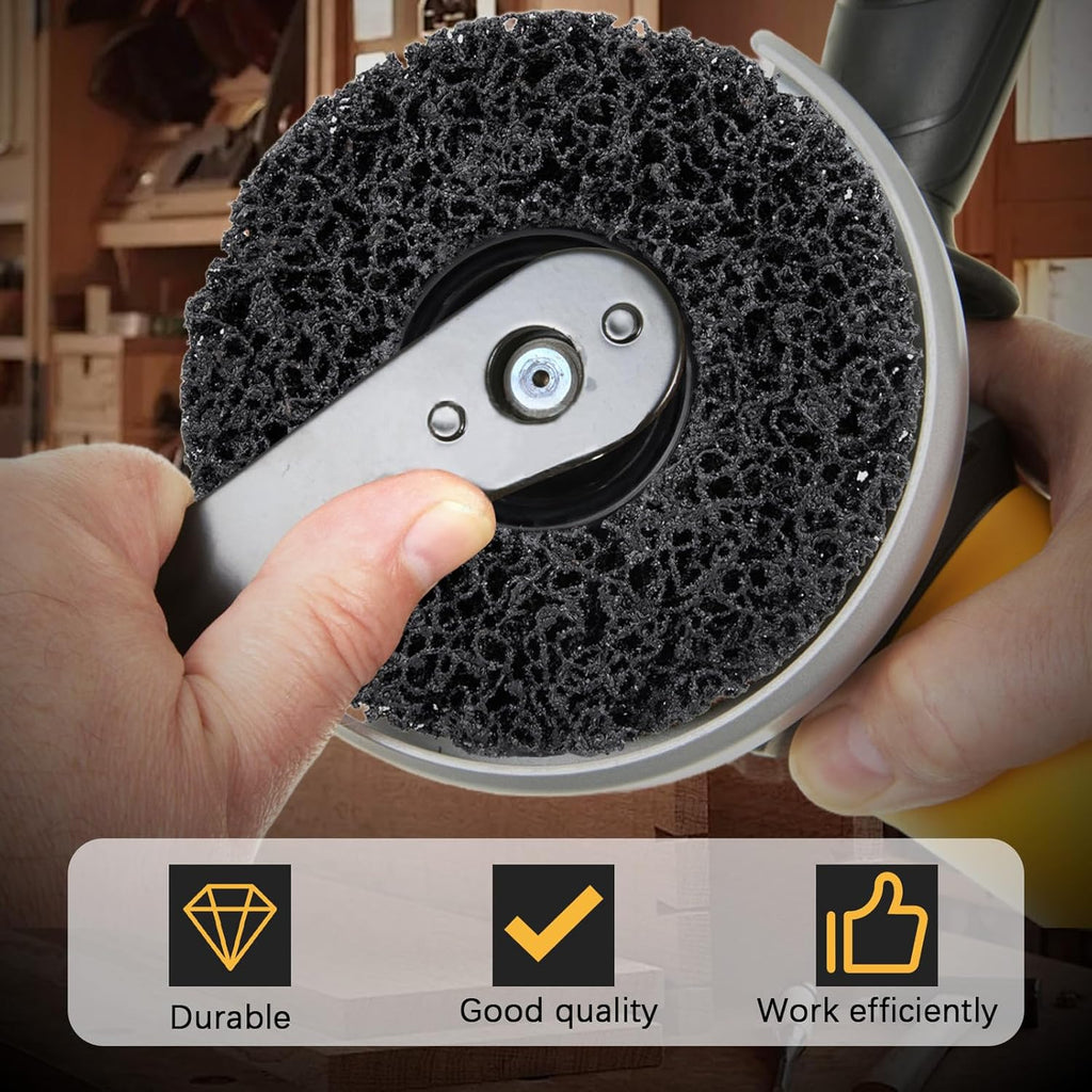 2 Pack Paint Eater 4.5" Replacement Spun-Fiber Disc for Palm Sander