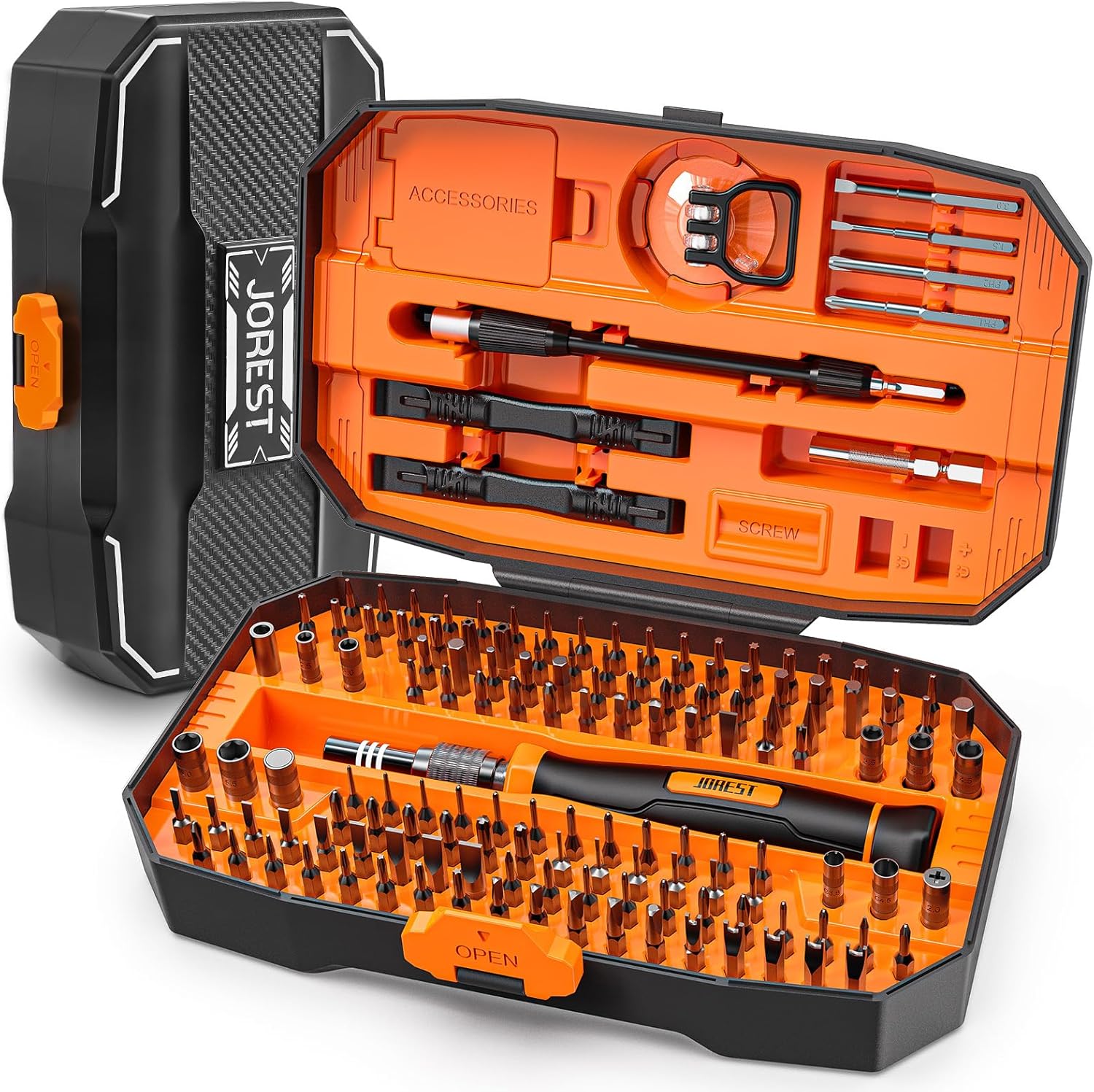 Jorest 115 in 1 Precision Screwdriver Set Magnetic Repair Kit for Electronics