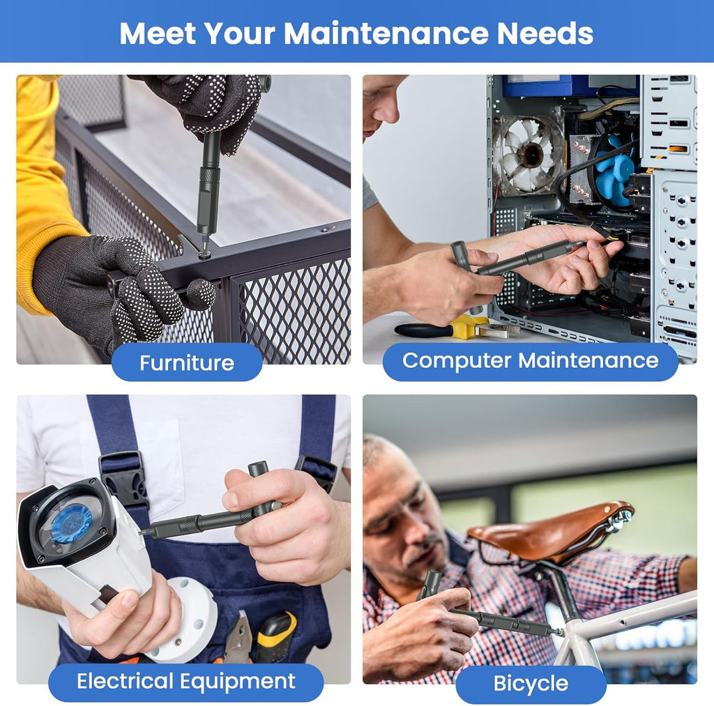 42-in-1 Magnetic Ratchet Screwdriver Set for Electronics & Repair