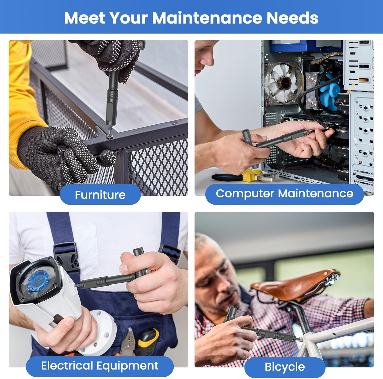 42-in-1 Magnetic Ratchet Screwdriver Set for Electronics & Repair