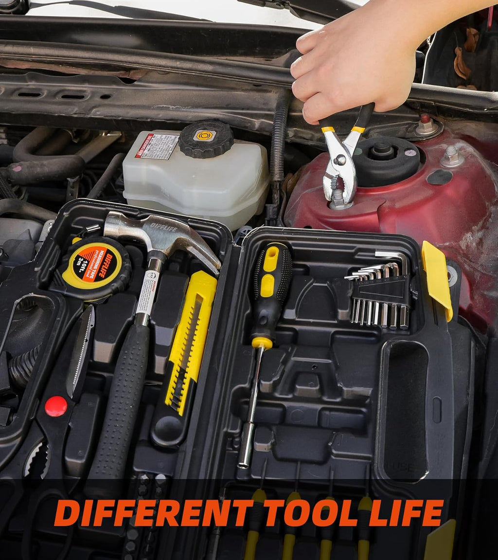 40-Piece Household Hand Tool Set with Storage Case