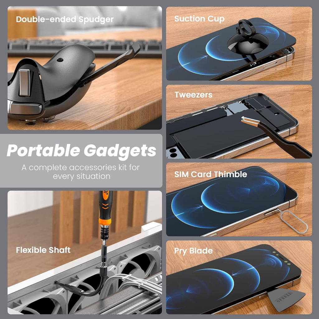 Jorest 115 in 1 Precision Screwdriver Set Magnetic Repair Kit for Electronics