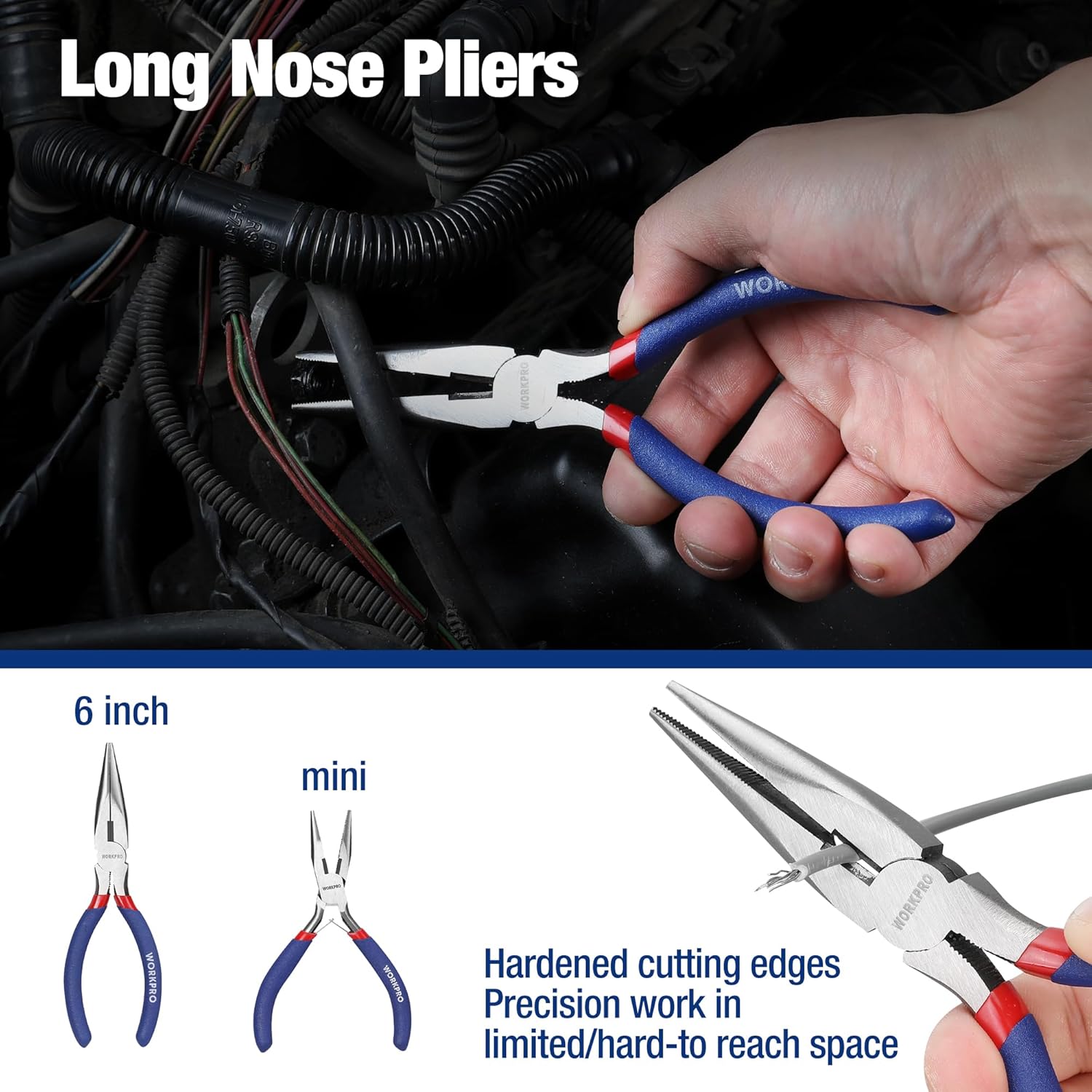 WORKPRO 7-Piece Pliers Set for Home & DIY Use