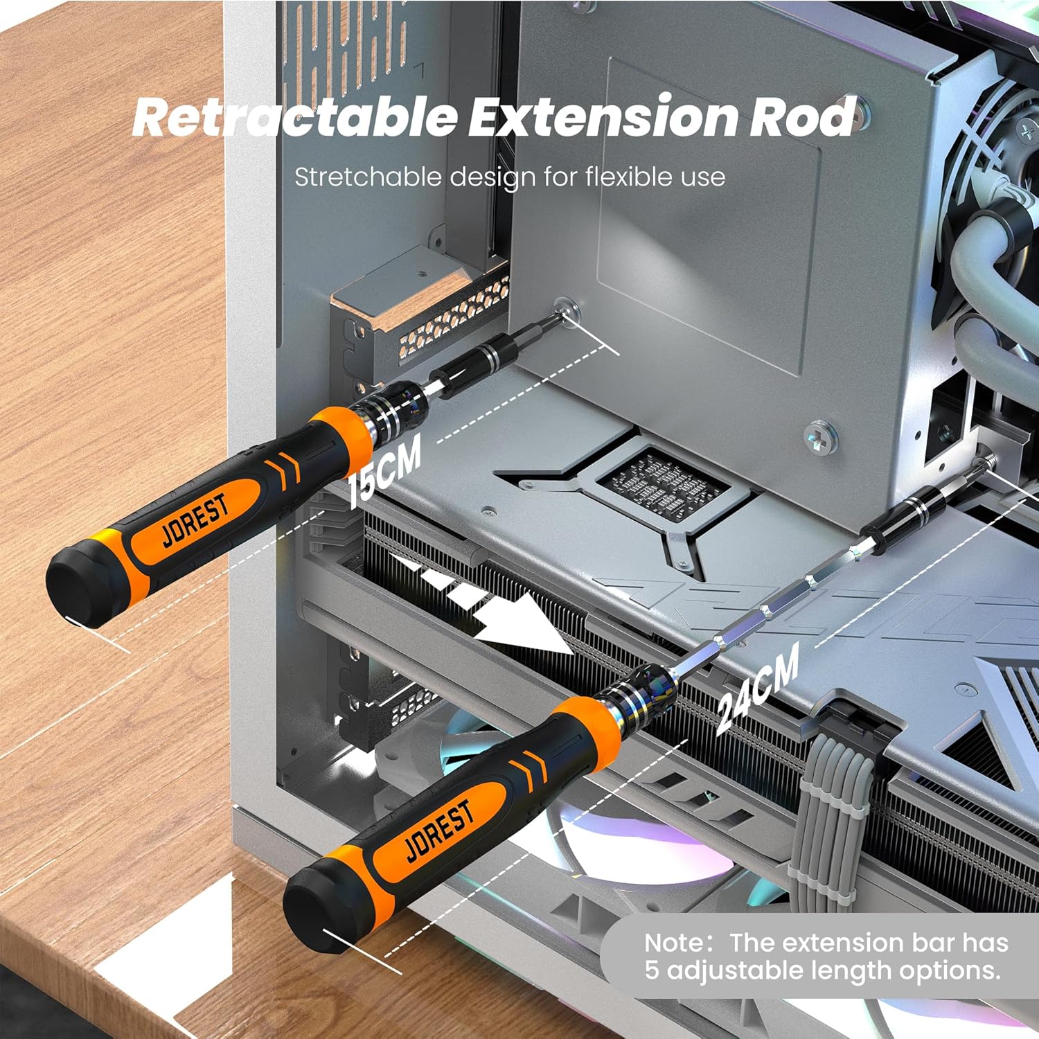 Jorest 115 in 1 Precision Screwdriver Set Magnetic Repair Kit for Electronics